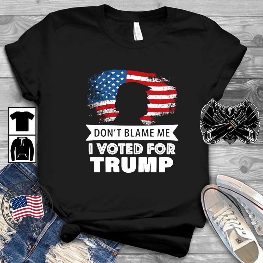 Don't Blame Me I Voted For Trump Vintage Flag Don't Blame Me I Voted for Trump Distressed Vintage Flag Throw Pillow Multicolor 16x16 