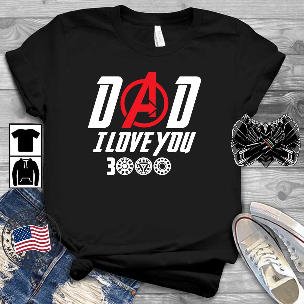 Dad Life Tee Marvel Shirt Dad Shirt Iron Man Shirt I Love You 3000 Father's Day Gift I Love You 3000 Shirt Marvel Father's Day Shirt