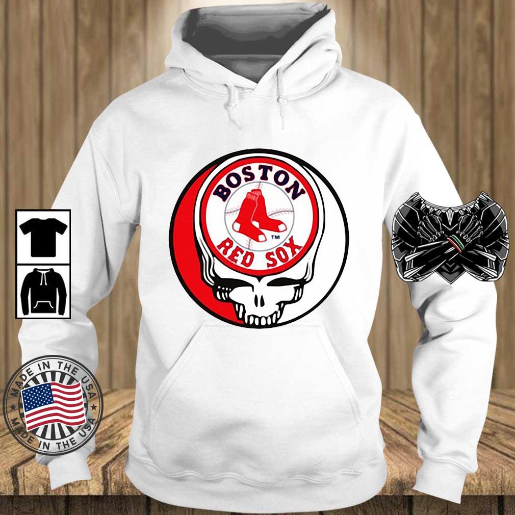 Grateful Dead Skull Boston Red Sox T-Shirt Teechalla hoodie trang