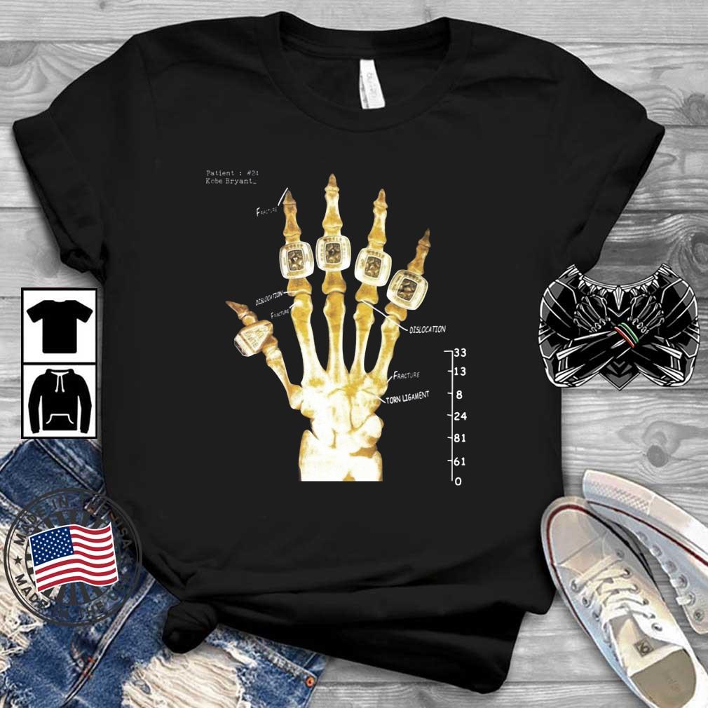 kobe skeleton hand shirt