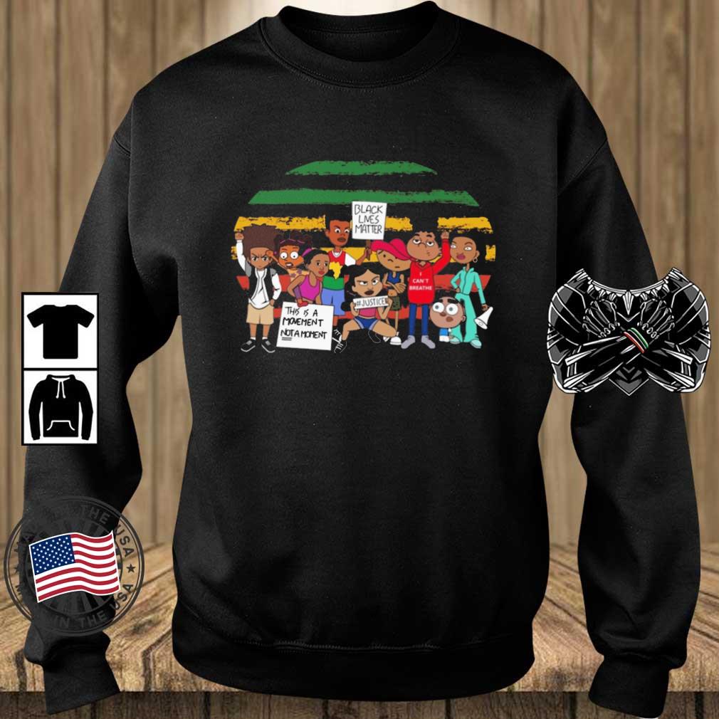 Black history month 90's cartoon shirt, hoodie, sweater, long sleeve and  tank top