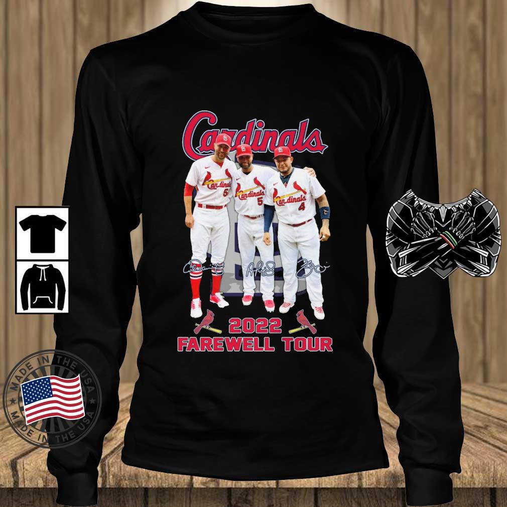 St Louis Cardinals 2022 Farewell Tour signatures shirt, hoodie