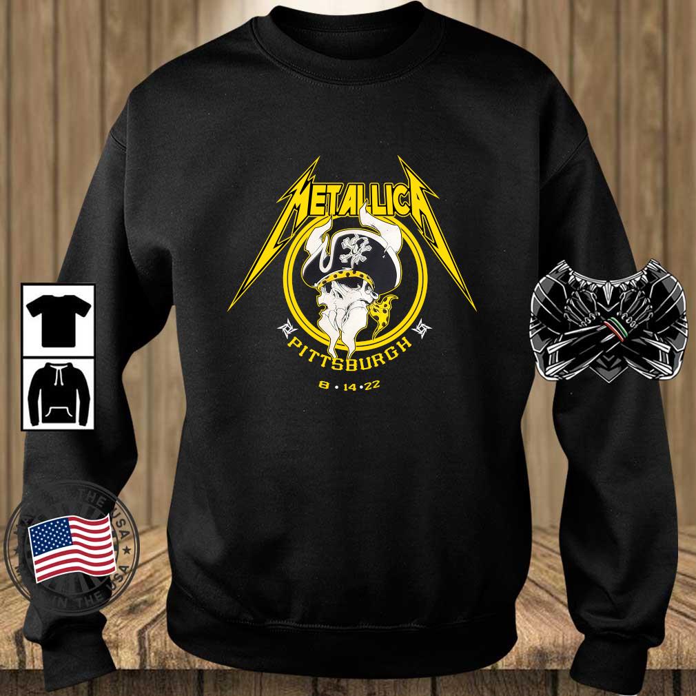 Funny Metallica Pittsburgh PA 8 14 2022 show shirt