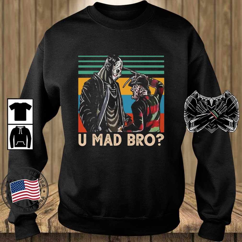 Jason Voorhees And Freddy Krueger U Mad Bro Halloween 2022 Shirt