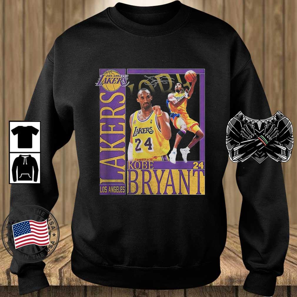Kobe Bryant 24 Los Angeles Lakers Signature Vintage Shirt