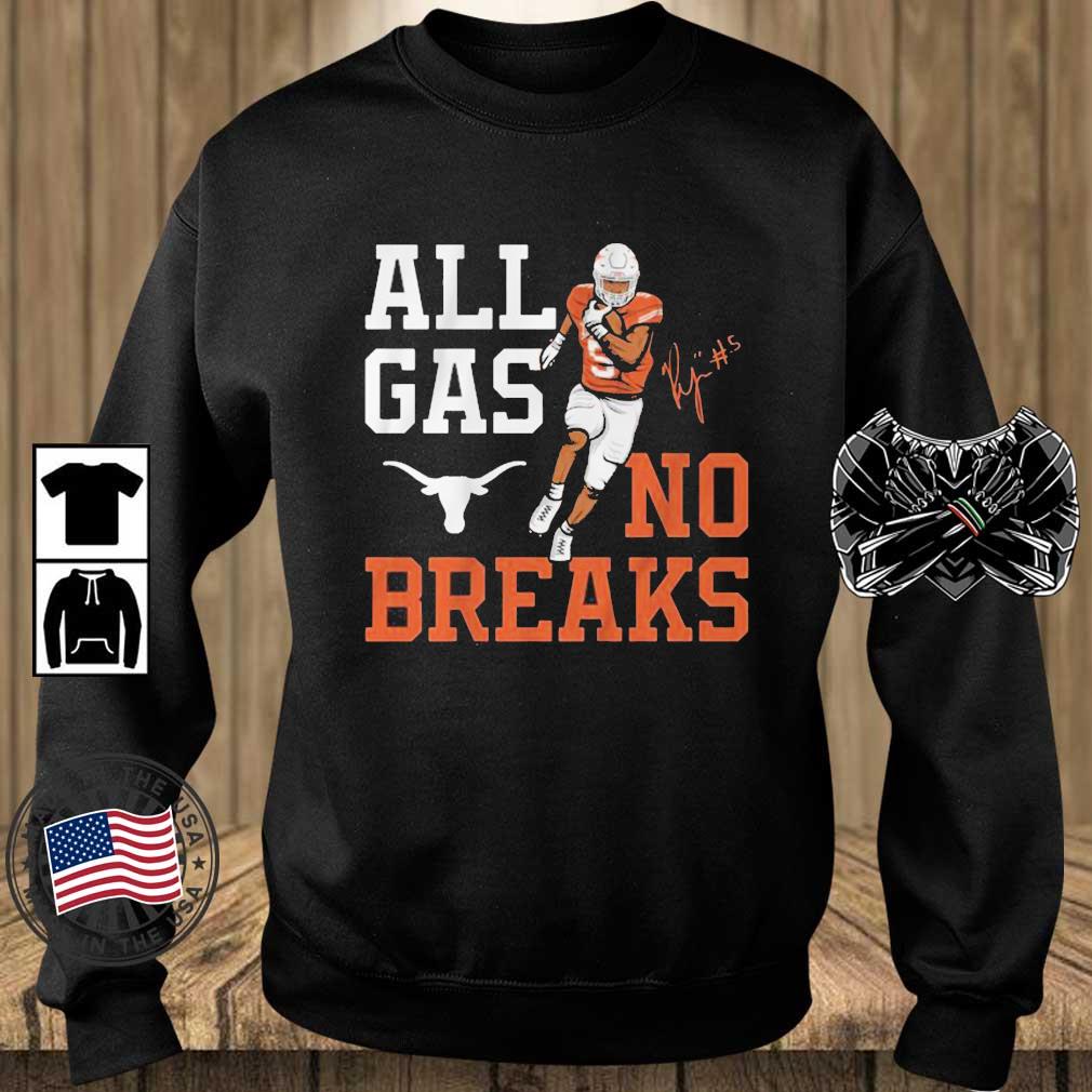 Texas Longhorns All Gas No Brakes Signature shirt