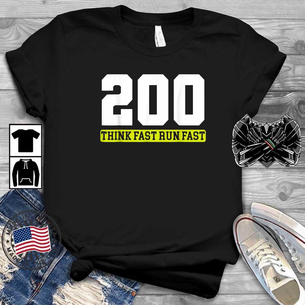 200 Think Fast Run Fast Chad Powers Undercover Football Try Out T-Shirt
