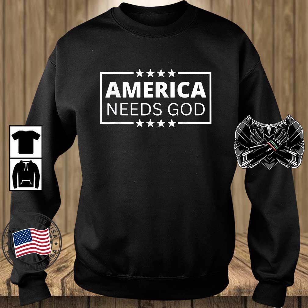 America Needs God Christianity Jesus Bible Trump Biden T-Shirt