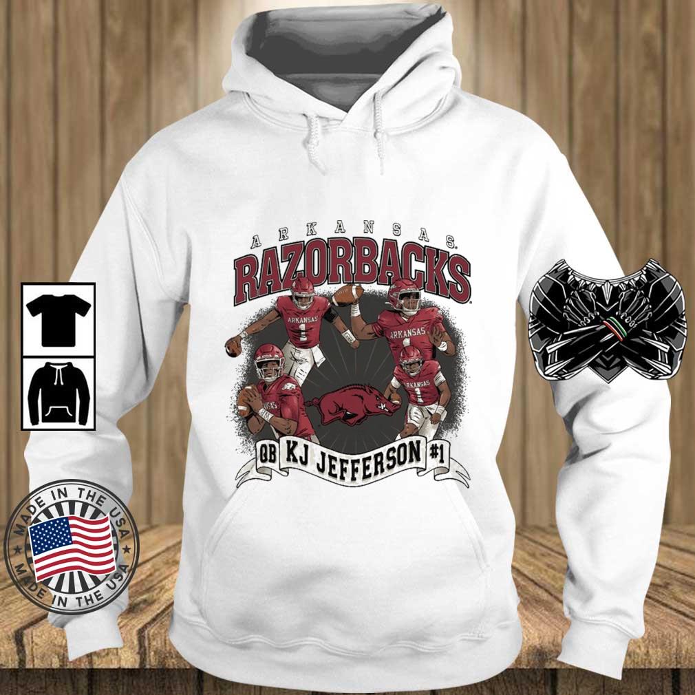 Arkansas Razorbacks QB Kj Jefferson s Teechalla hoodie trang
