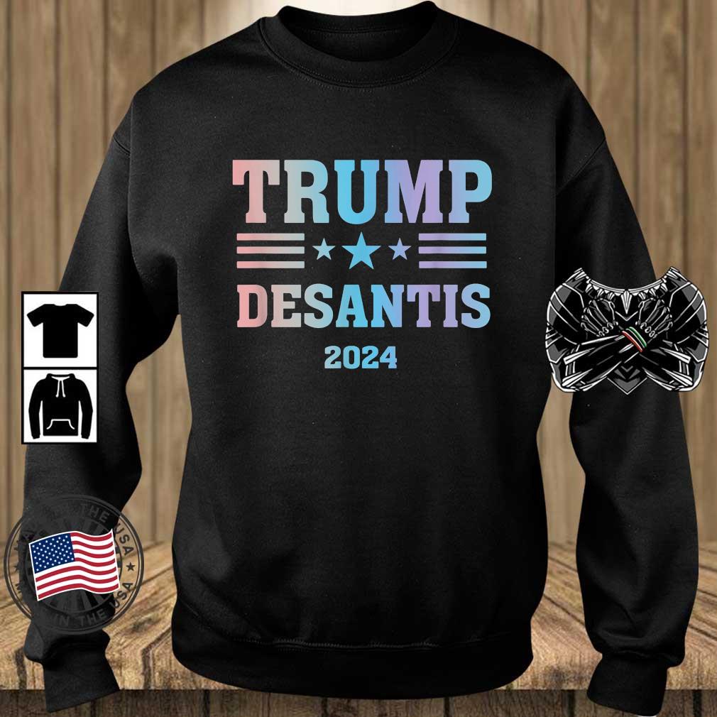 Donald Trump Ron DeSantis for President 2024 Election Proud T-Shirt