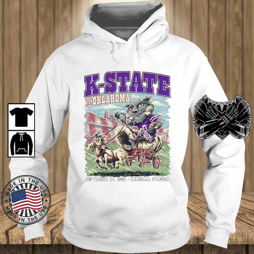 Kansas State Wildcats Vs Oklahoma Sooners Memorial Stadium Game Day 2022 s Teechalla hoodie trang