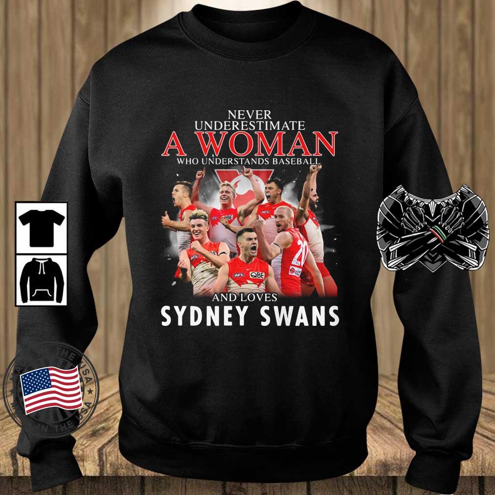 Never Underestimate A Woman Who Understands Football And Loves Sydney Swans Champions 2022 shirt