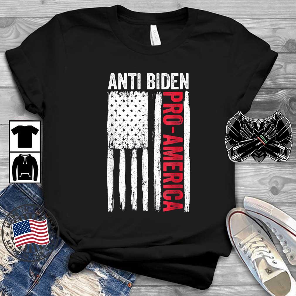 Pro America Anti Biden Flag USA Impeach Joe Biden 2024 Vote Shirt