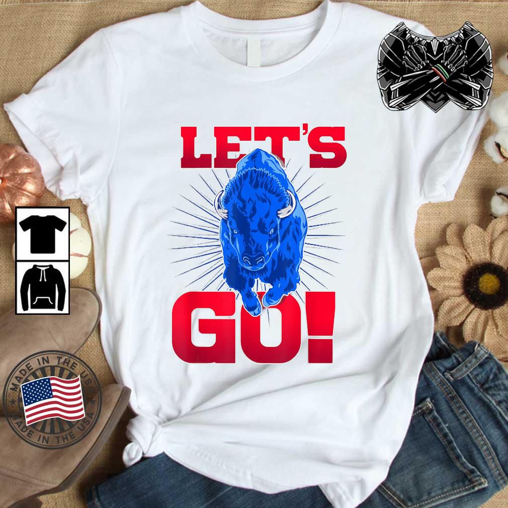 Red And Blue Buffalo Let's Go Buffalo T-Shirt