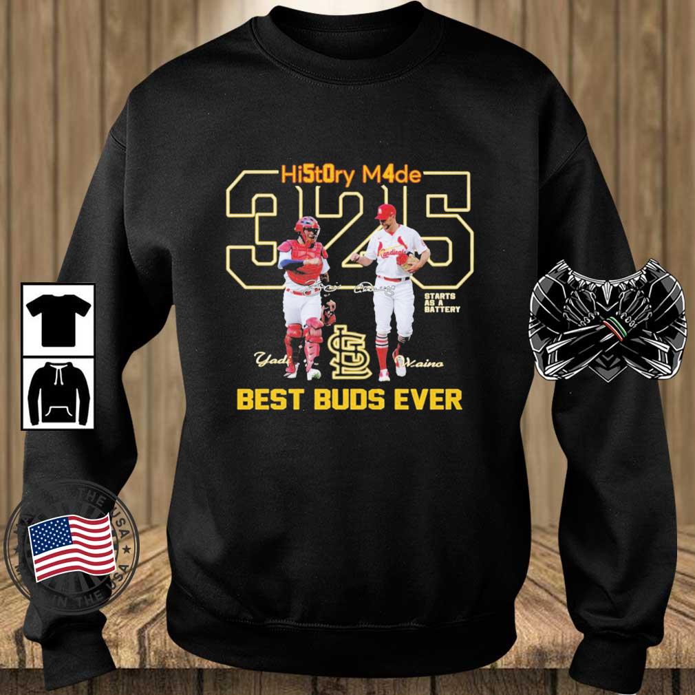 St Louis Cardinals History Mode 325 Best Beds Ever Yadi And Waino  Signatures shirt, hoodie, sweater, long sleeve and tank top