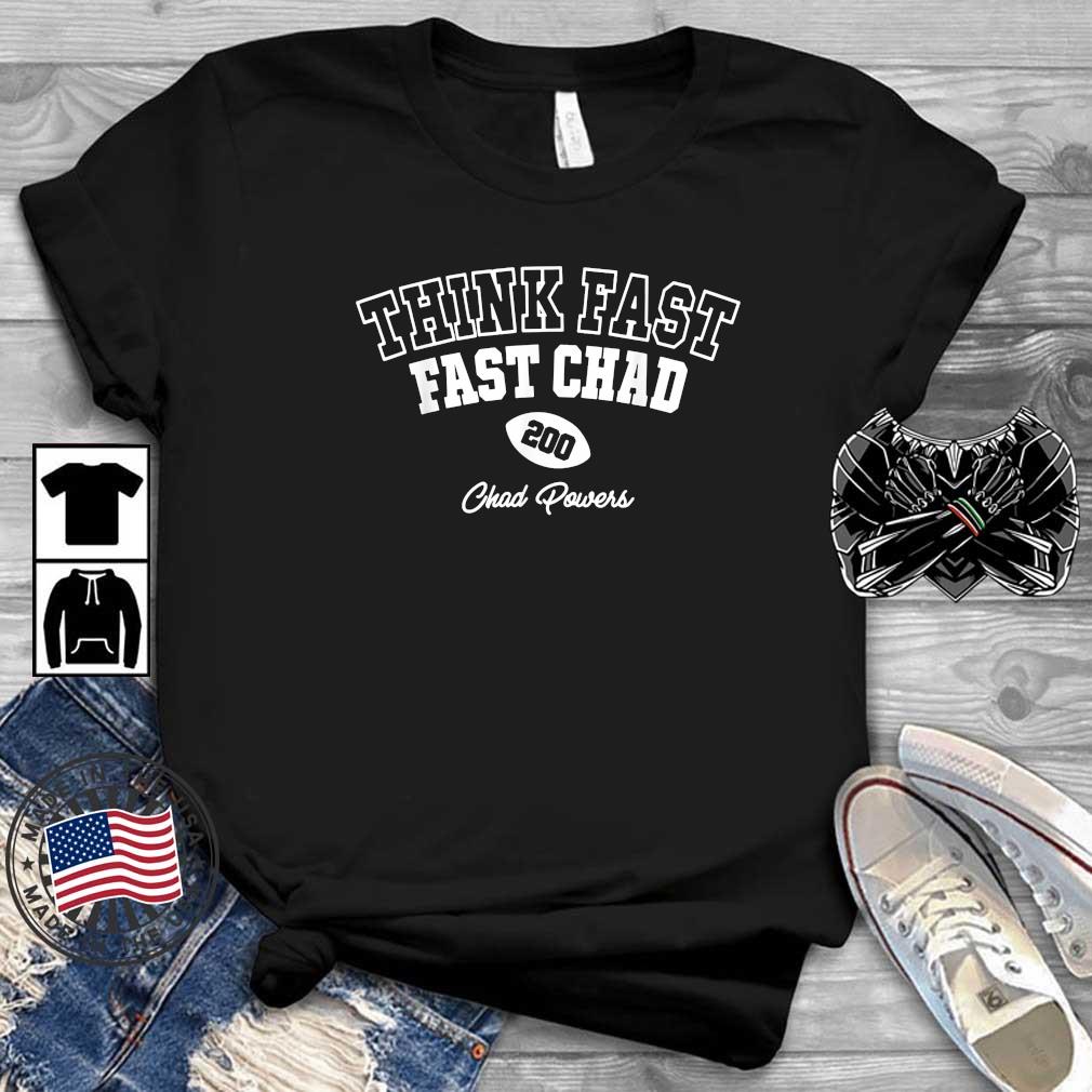 Think Fast Run Fast 200 American Football T-Shirt