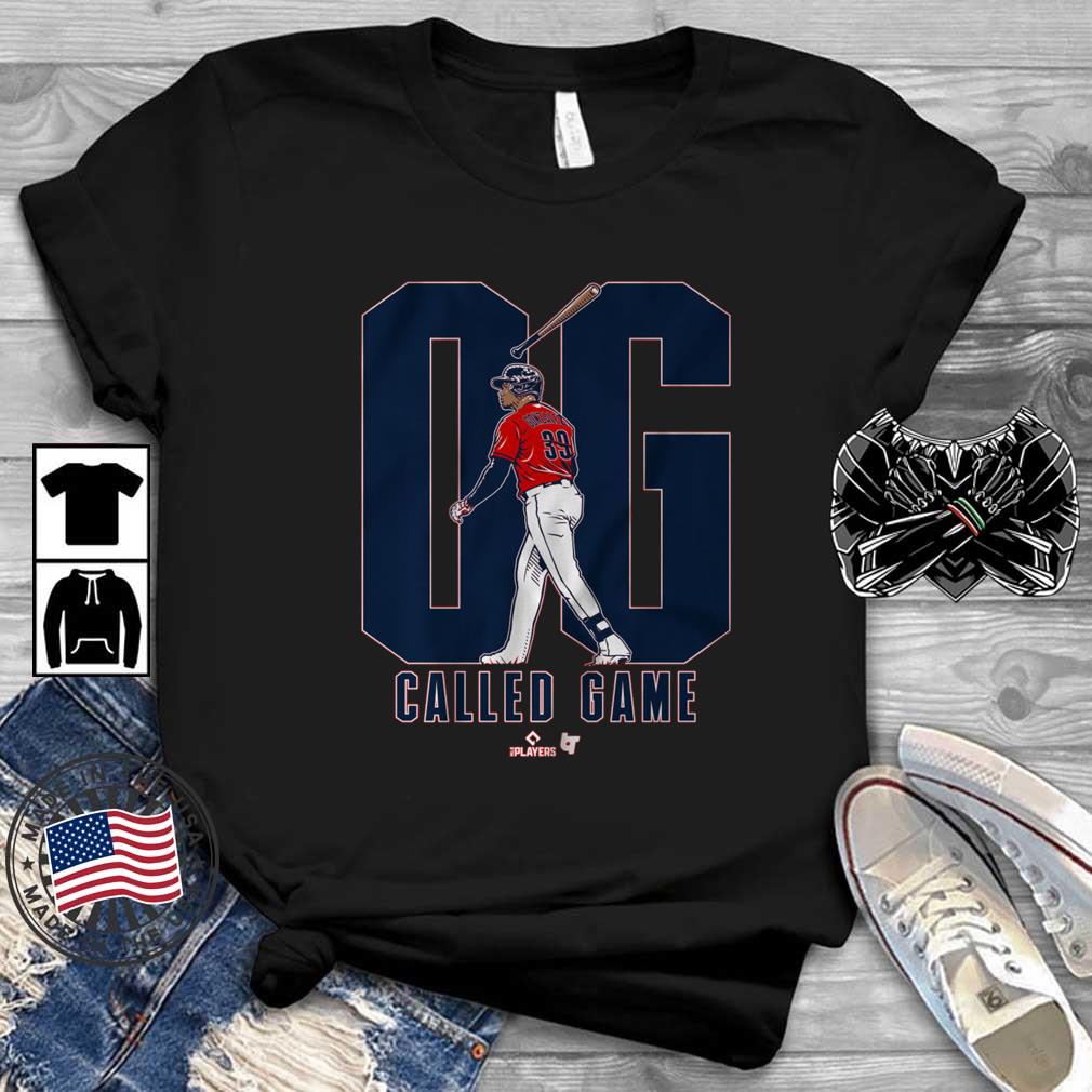 Cleveland Guardians Oscar Gonzalez Walk-Off Shirt