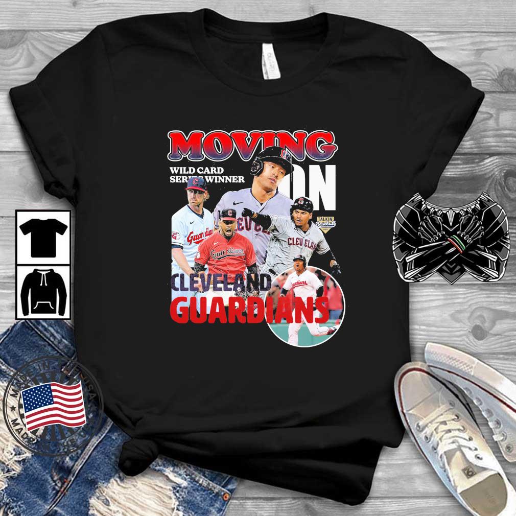 Moving Wild Card Series Winner On Cleveland Guardians shirt