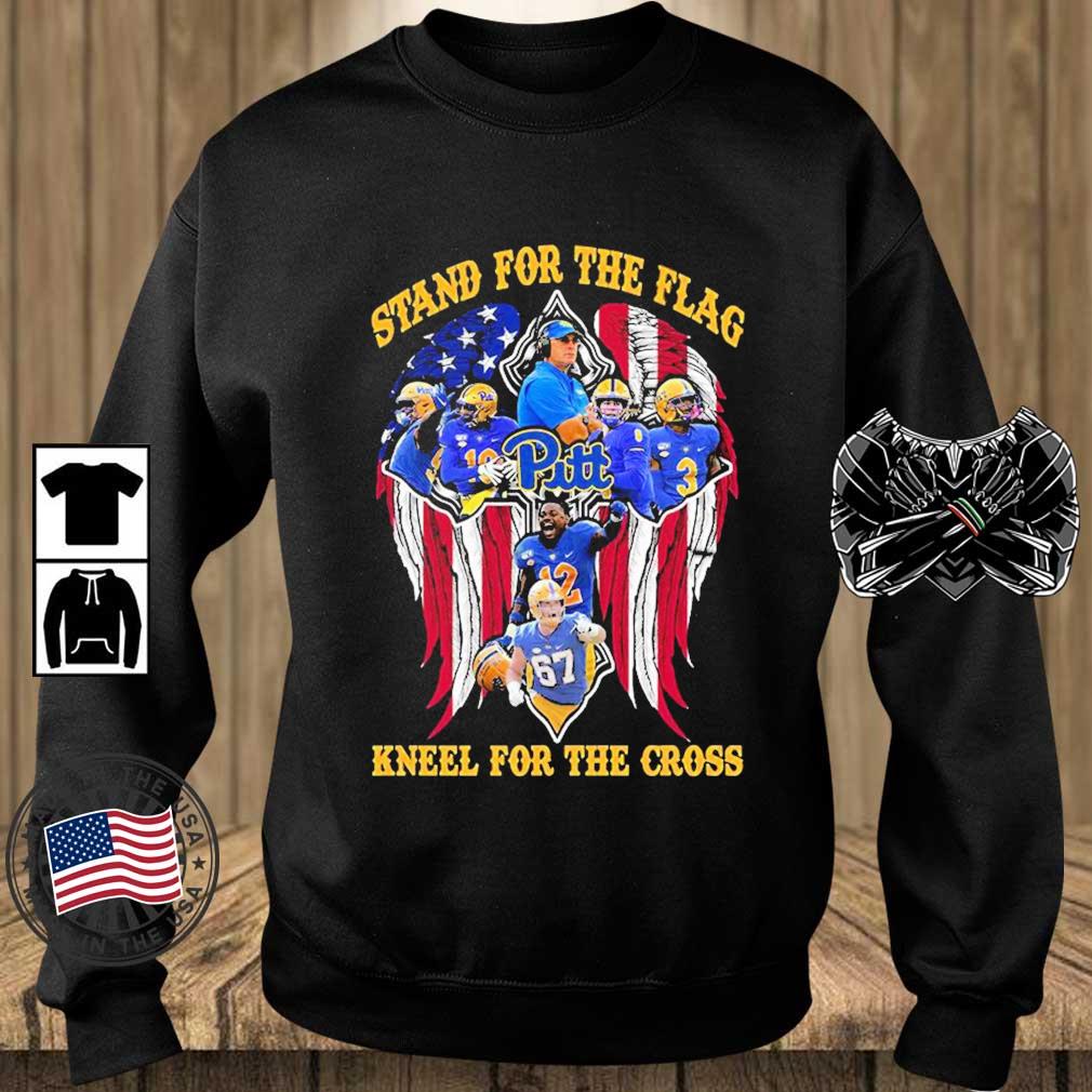 Pittsburgh Panthers Stand For The Flag Kneel For The Cross Shirt
