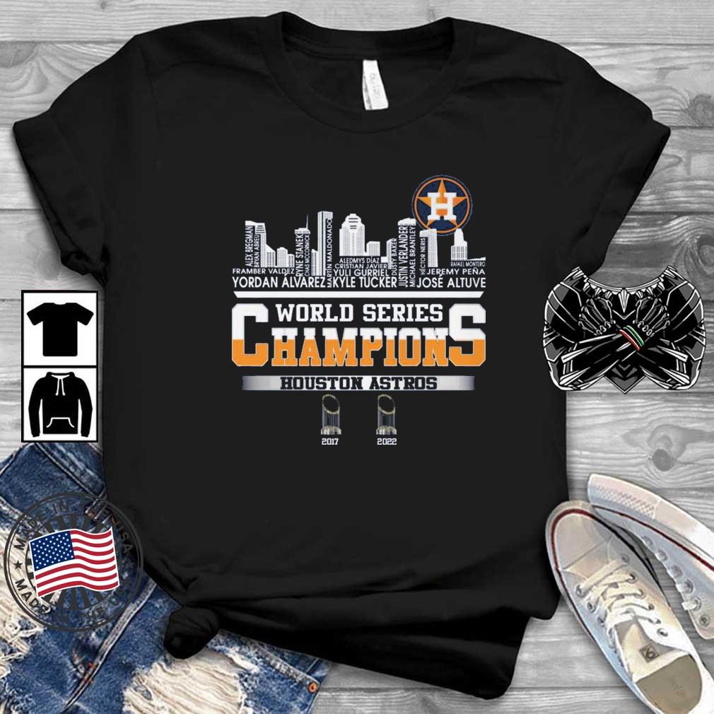 Houston Astros City Skyline World Series Champions 2017-2022 shirt