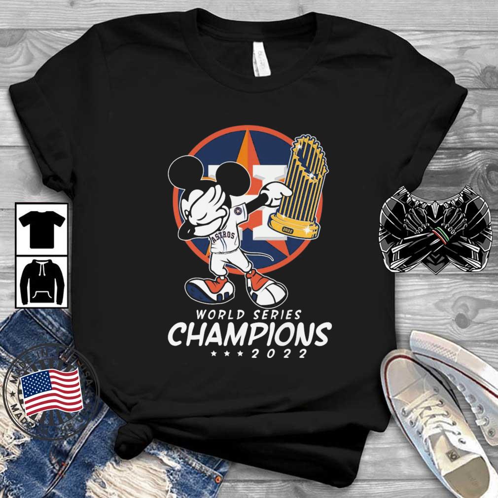 Houston Astros Mickey Mouse Dabbing World Series Champion 2022 shirt