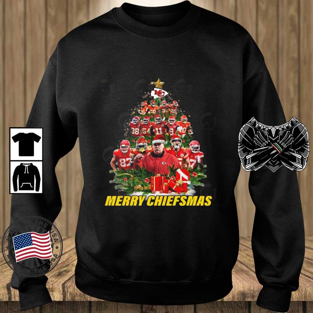Kansas City Chiefs Xmas Tree Marry Chiefsmas Christmas sweater