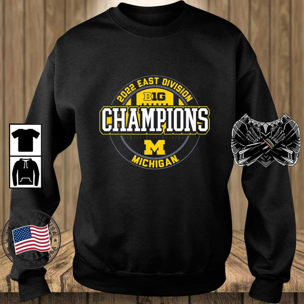 Michigan Wolverines 2022 East Division Big Champions shirt