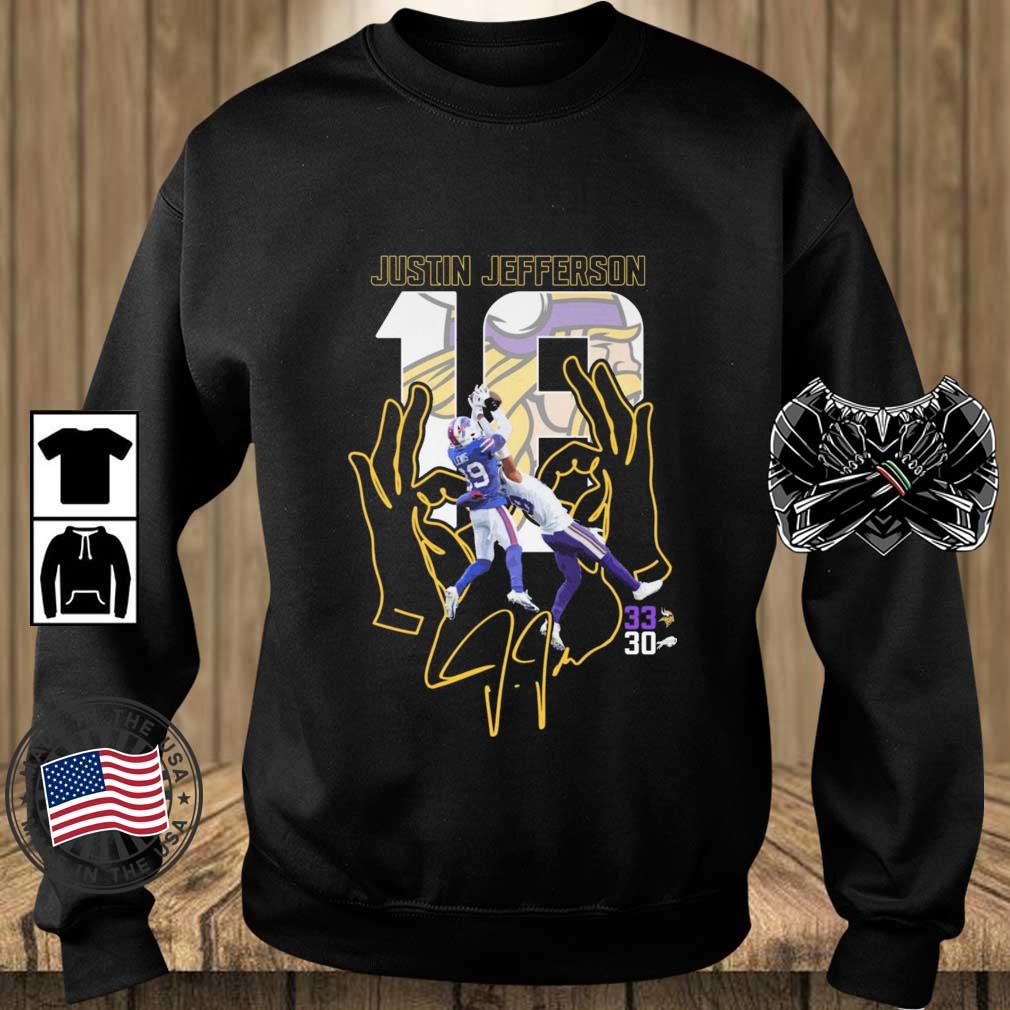 Minnesota Vikings Vs Buffalo Bills 33-30 Justin Jefferson shirt