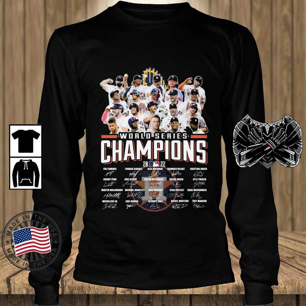 MLB Houston Astros Cup signatures WS 2022 shirt, hoodie, sweater, long  sleeve and tank top
