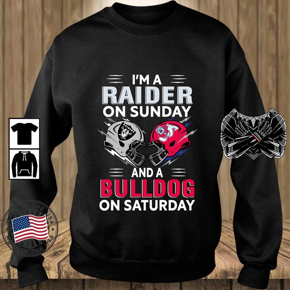 Official Las Vegas Raiders On Sunday And Georgia Bulldogs On Saturday Shirt