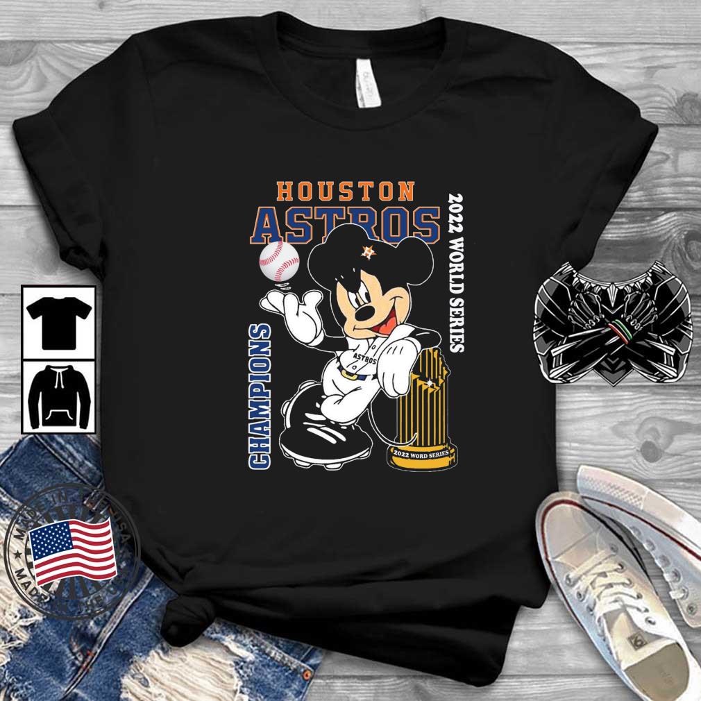 Official Mickey Mouse Houston Astros 2022 World Series Champions Shirt