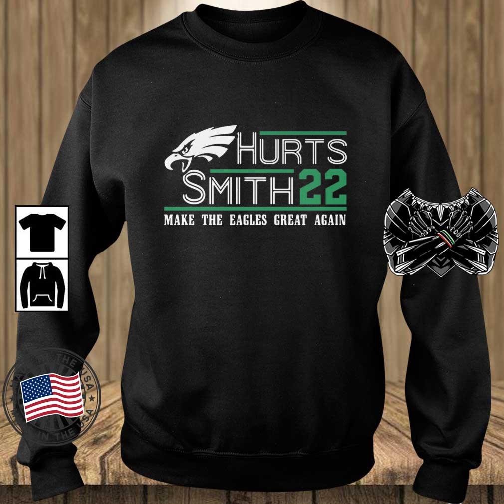 Philadelphia Eagles Hurts Smith 22 Make The Eagles Great Again shirt