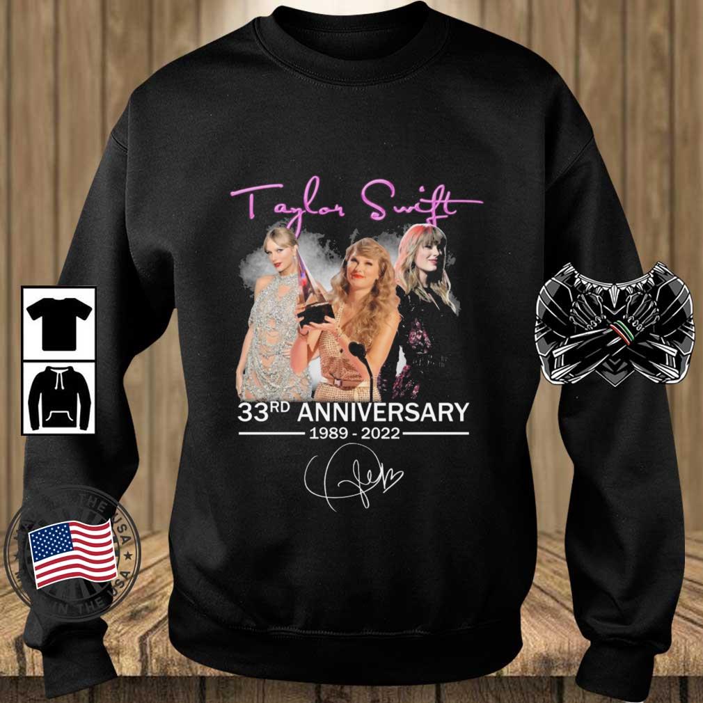 Taylor Swift 33rd Anniversary 1989-2022 Signature shirt