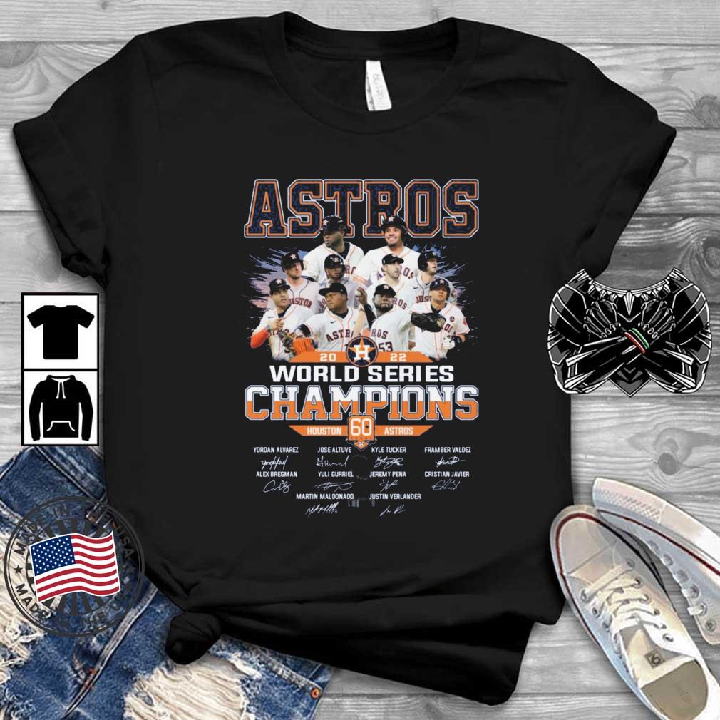 The Astros 2022 World Series Champions Signatures shirt