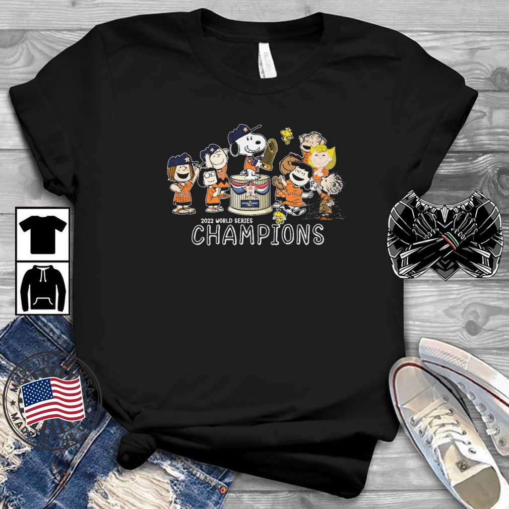 The Peanuts Snoopy And Friend Houston Astros 2022 World Series Champions shirt