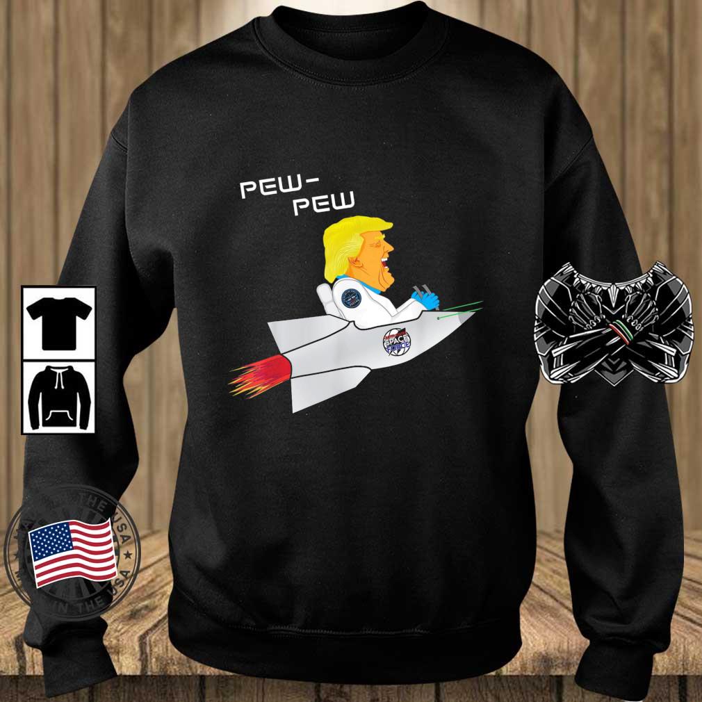 Trump USA Pew Lasers Rocket Logo Shirt