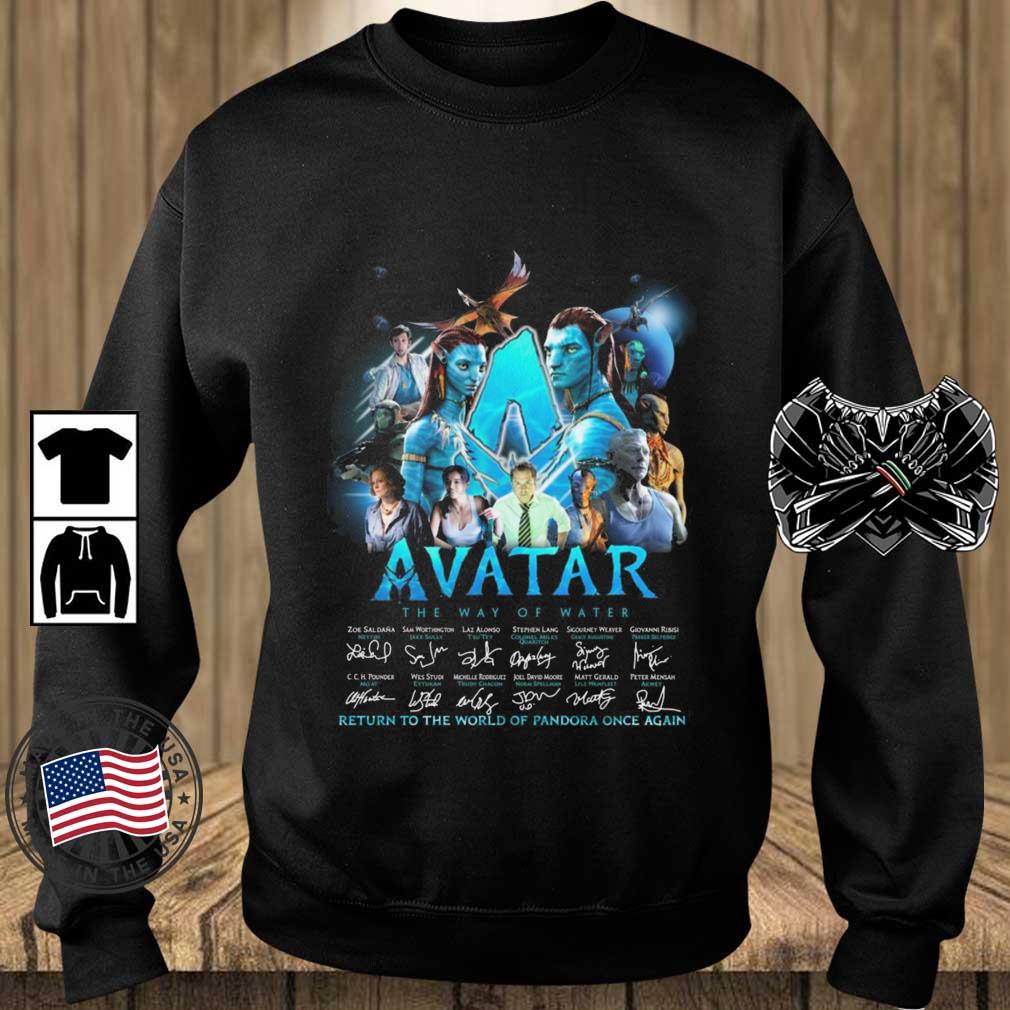Avatar The Way Of Water Return To The World Of Pandora Once Again Signatures shirt