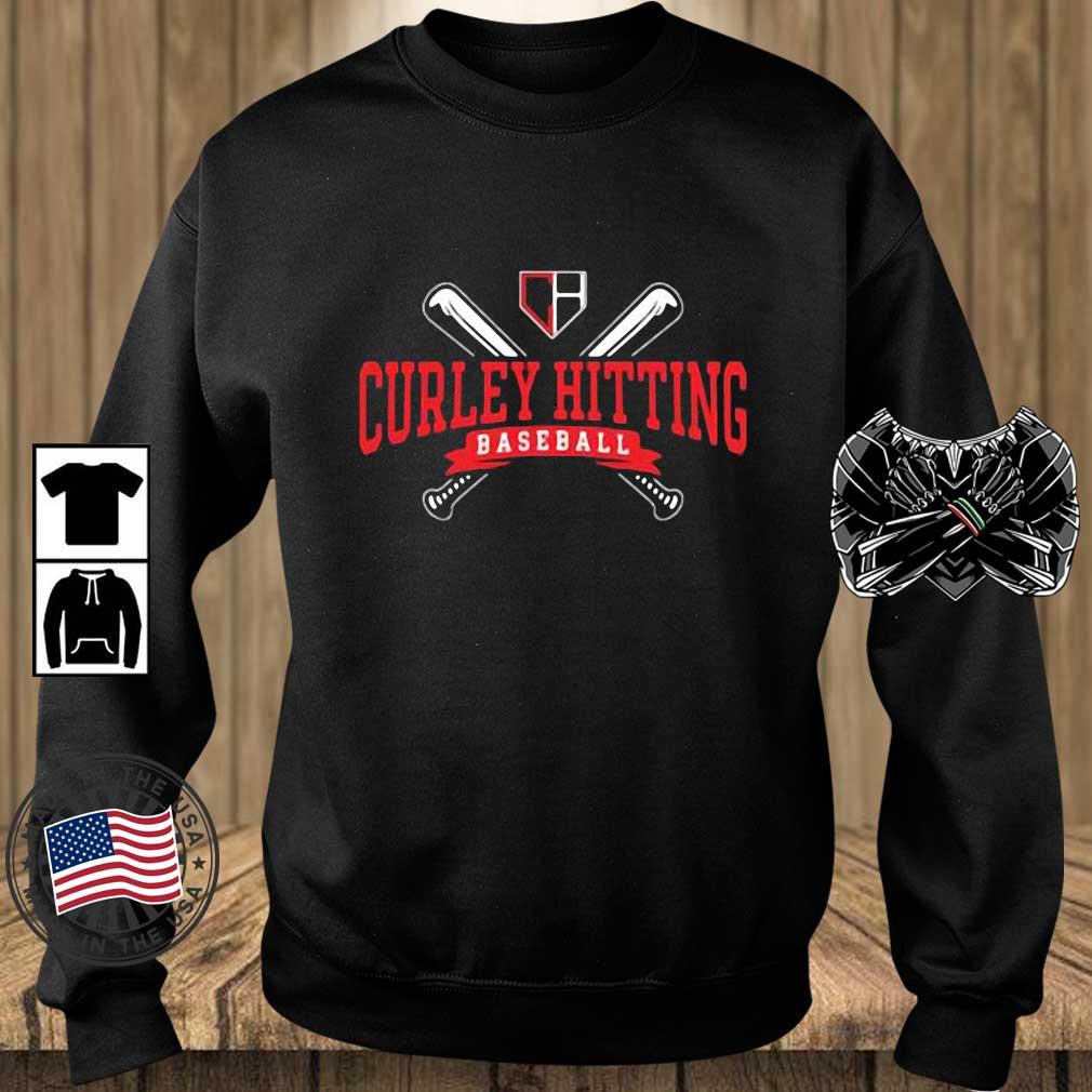 Chris Curley Hitting Logo Baseball Shirt