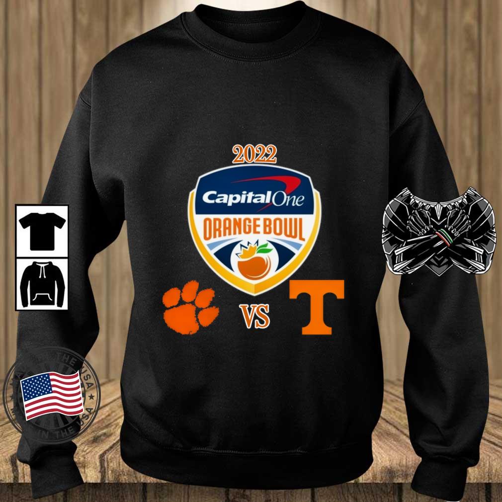 Clemson Tigers Vs Tennessee Volunteers 2022 Capital One Orange Bowl shirt