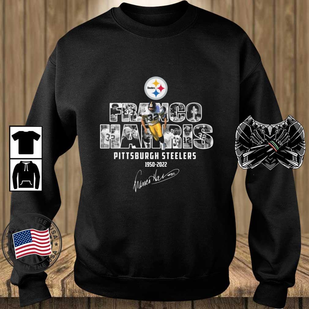 Franco Harris Pittsburgh Steelers 1950-2022 Signature shirt