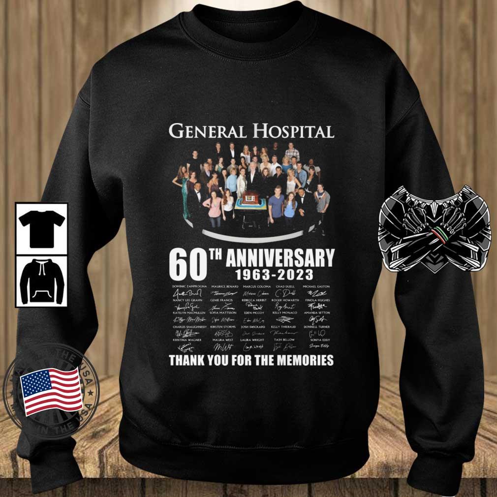 General Hospital 60th Anniversary 1963-2023 Thank You For The Memories Signatures shirt
