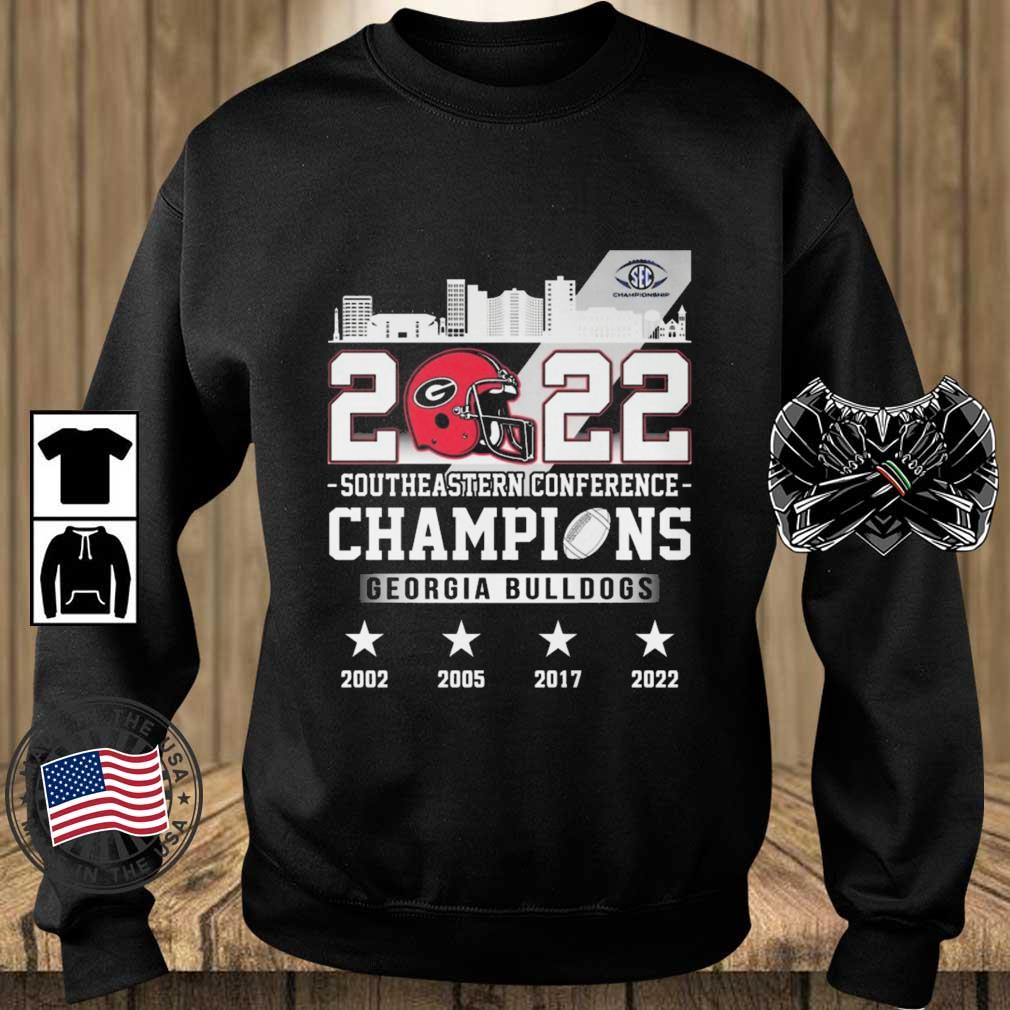 Georgia Bulldogs 2022 Southeastern Conference Champions 2002-2022 shirt