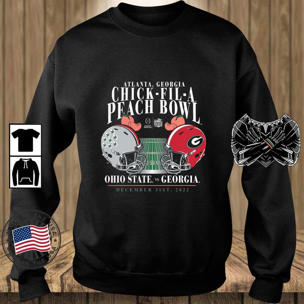 Georgia Bulldogs Vs Ohio State Buckeyes Atlanta Georgia Chick-Fil-A Peach Bowl 2022 shirt