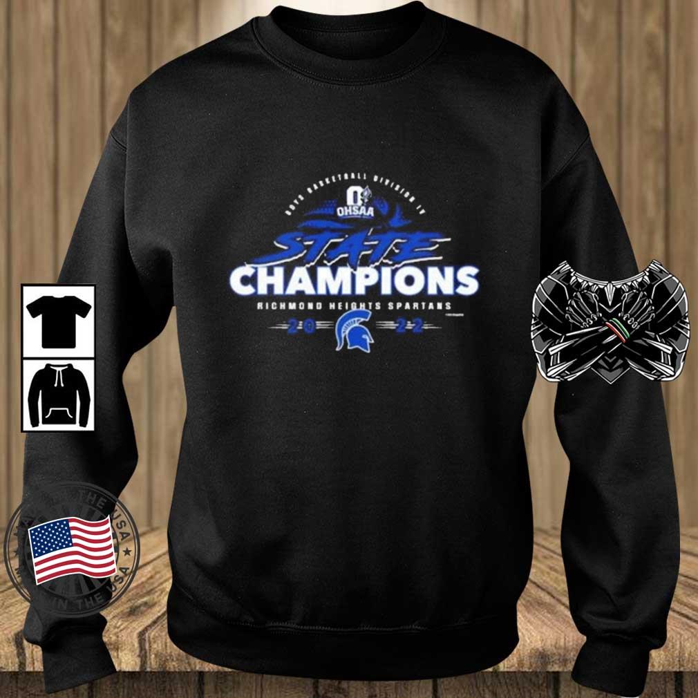 Hilarious Free Style Boys Basketball Division OHSAA State Champions Richmond Heights Spartans 2022 Shirt