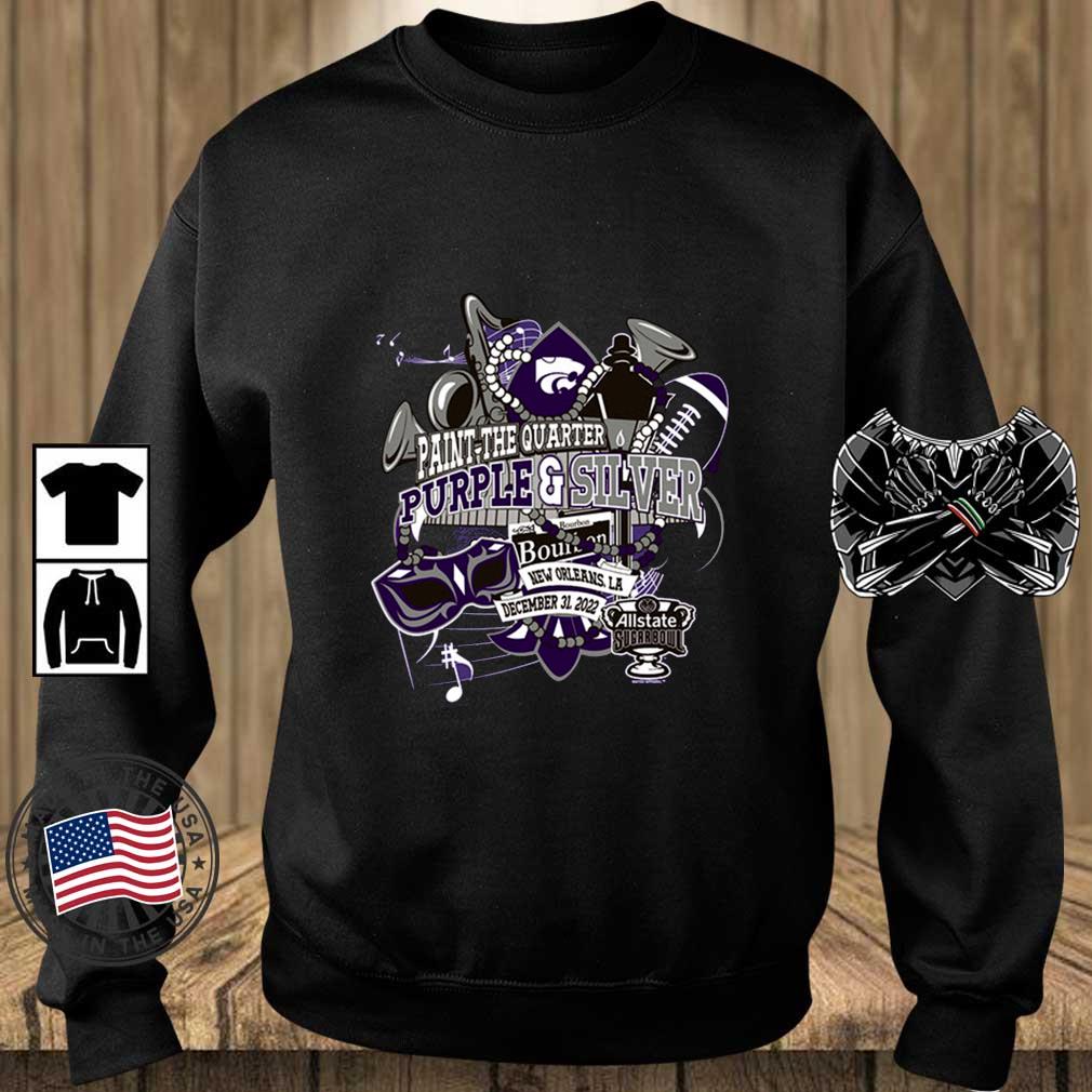 Kansas State Wildcats Paint The Quarter Purple And Silver 2022 Allstate Sugar Bowl shirt