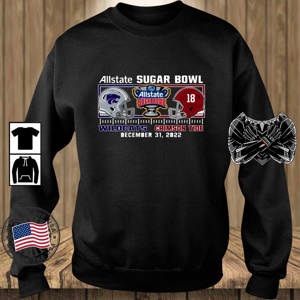 Kansas State Wildcats Vs Alabama Crimson Tide All State Sugar Bowl December 31 2022 shirt