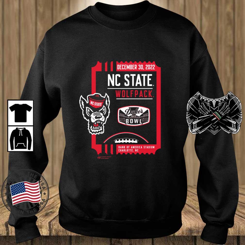NC State Wolfpack 2022 Bank Of America Stadium Charlotte Nc shirt
