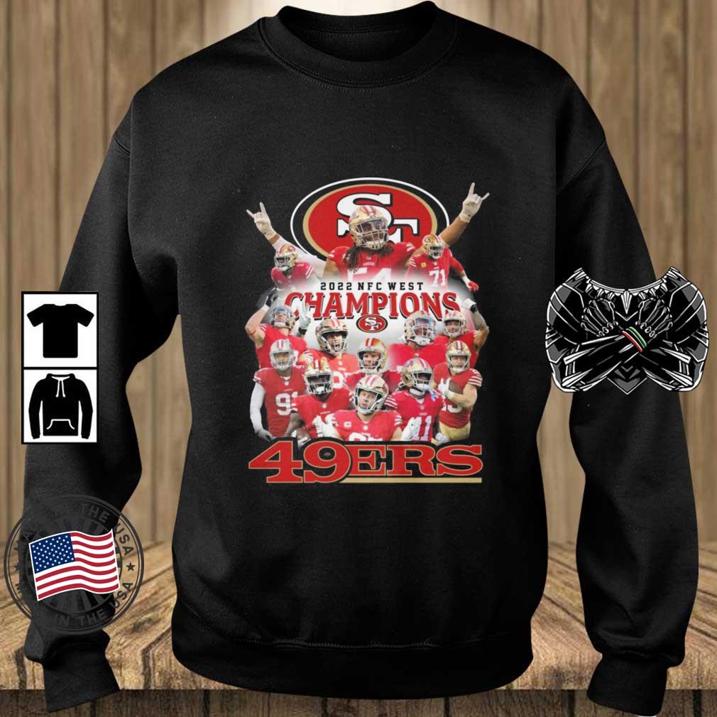 Official 2022 NFC West Champions San Francisco 49ers shirt, hoodie