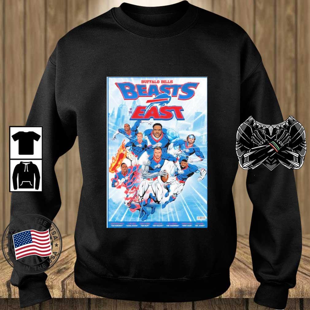 Official Buffalo Bills Mafia Beasts East Super Hero at Wegmans Shirt