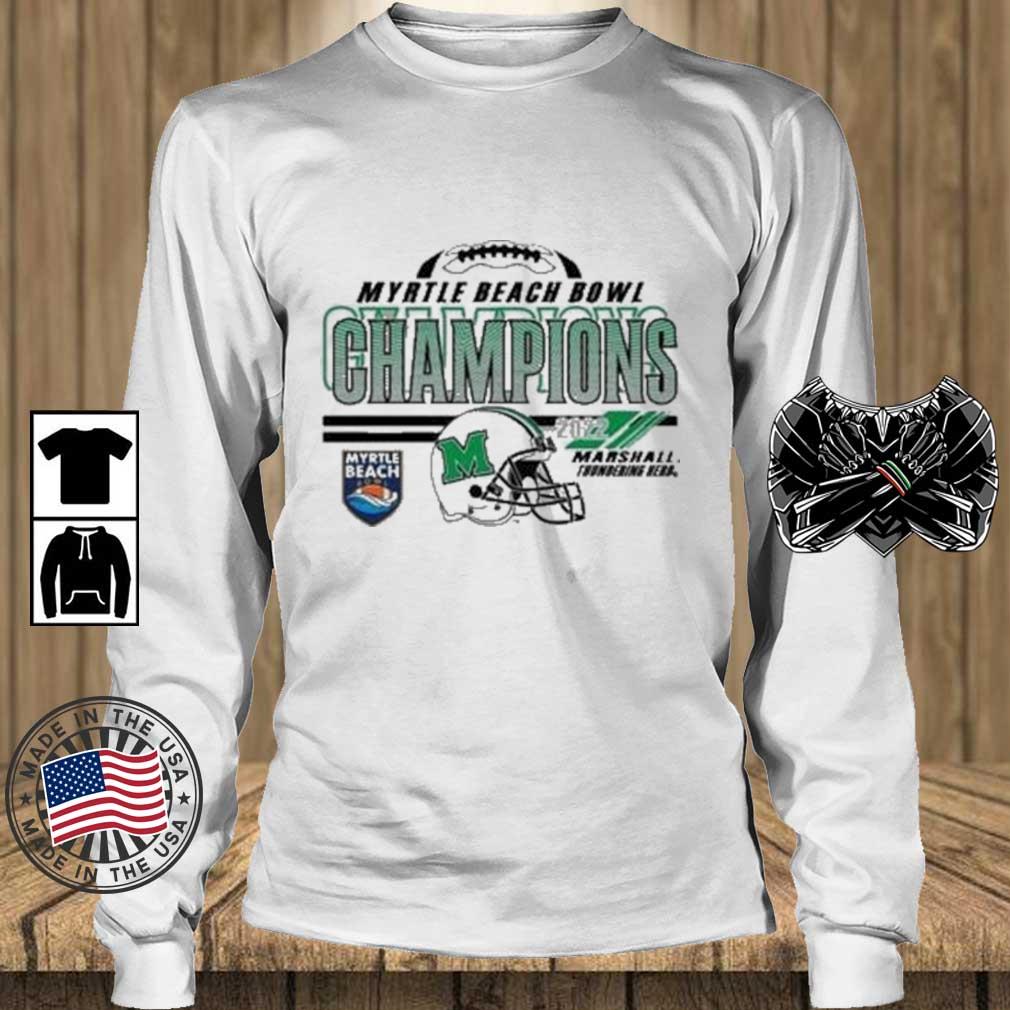 Official Marshall University Football 2022 Myrtle Beach Bowl Champions shirt